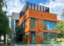 Budynek naukowo-badawczy Krajowego Centrum Zaawansowanych Analiz Obrazowania w Naukach Biologicznych i Biomedycznych w Mikołajkach. Proj. architecTHOR - Krzysztof Hajduczenia