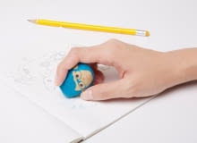 Gumki "Rubber barber"; proj. Lu-Wej Chen gumki do ścierania, zabawna gumka, zabawne gumki, zabawna gumka