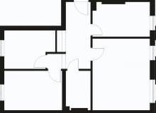 Trzypokojowe, 61,8 m kw., dla 2 osób