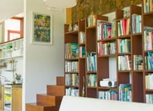 Salon w domu Rachel Bending ciekawostki, inspiracje, dodatki, design, dekoracje