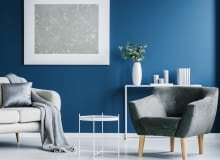 Niebieski i biel. Świeżość we wnętrzu Niebieski i biel. Świeżość we wnętrzu