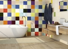 kolorowe płytki, płytki łazienkowe