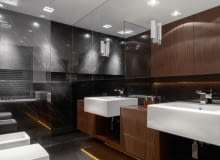 Ciemna łazienka - jak sprawić, by była ładna?