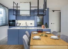 Apartament na Pradze w kolorze nieba Apartament na Pradze w kolorze nieba