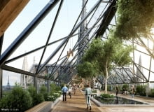 Pomysł Miysis 3D Studio na odbudowę dachu i iglicy katedry Norte Dame w Paryżu.