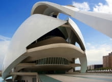 Miasto Sztuki i Nauki w Walencji, projekt: Santiago Calatrawa santiago calatrava,walencja,miasto sztuki i nauki
