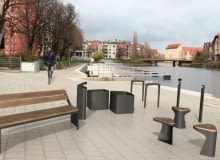 Projekt miejskich mebli dla Gdańska