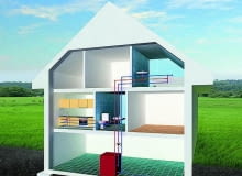 Rurę cyrkulacyjną (na rysunku kolor fioletowy) układa się obok rury z wodą ciepłą (kolor czerwony) i zimną (niebieski). Oprócz tego montuje się pompę cyrkulacyjną cyrkulacja ciepłej wody