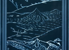 Geomorfologia, 70 x 50 cm, akryl na płótnie, 2014 r. Stefan Paruch, obrazy