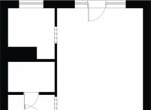 Jednopokojowe, 32 m kw., dla 2 osób Jednopokojowe, 32 m kw., dla 2 osób