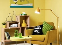 06.03.2014 , Warszawa , wnetrza , kolor i wzor , temat kolor zolty , stylizacja Joanna Plachecka . Fot. Michal Mutor SLOWA KLUCZOWE: WNETRZA DEKORACJE