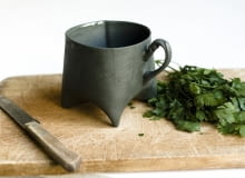 Trójnóg od Ende ceramics filiżanka, porcelana, kubek