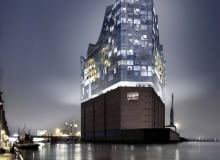 Filharmonia w Hamburgu (Hafencity) projekt Herzog de Meuron wizualizacja Elbphilharmonie Filharmonia w Hamburgu (Hafencity) projekt Herzog de Meuron