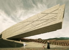 Winnica - Brunello di Montalcino. Wizualizacja. Winnica - Brunello di Montalcino. Wizualizacja.