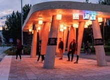 Przystanek w Umeå. Proj. Rombout Frieling Lab Przystanek w Umeå. Proj. Rombout Frieling Lab