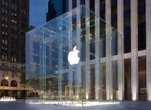 Apple, Nowy Jork, Steave Jobs, Design, szklany dom