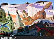 Murale, Łódź NIE MAMY PRAWA DO ZDJĘCIA poza akcją z Heinekenem "Otwórz miasto", czerwiec-sierpień 2014 ZDJĘCIE NIE DO SPRZEDAŻY