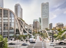 Azabudai Hills w Tokio. Proj. Heatherwick Studio Azabudai Hills w Tokio. Proj. Heatherwick Studio