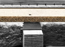 Dobrej jakości płyty wiórowe ułożone na belkach tworzą sztywny, równy i gładki podkład pod przyszłą podłogę, wykonaną z dowolnego materiału. Dobrej jakości płyty wiórowe ułożone na belkach tworzą sztywny, równy i gładki podkład pod przyszłą podłogę, wykonaną z dowolnego materiału.