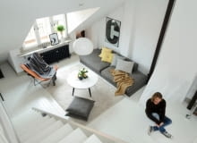 Na szwedzkim poddaszu skandynawskie wnętrza, aranżacje, poddasze