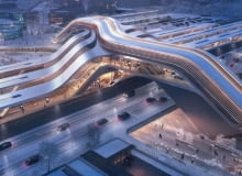 Dworzec w Talinnie - Ülemiste Terminal. Proj. Zaha Hadid Architects Dworzec w Talinie - Ülemiste Terminal. Proj. Zaha Hadid Architects