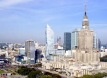 Złota 44 zaprojektowana przez Daniela Libeskinda. architektura, bryla, kryzys, polska