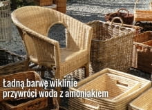Wiklinę można czyścić szmatką zwilżoną wodą utlenioną