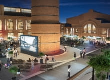 Bohema - Strefa Praga - plac z kominem.