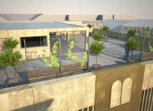 I miejsce otrzymała praca dyplomowa Michała Podgórczyka z Politechniki Gdańskiej. Na projekt składają się dwa budynki - Centrum Kultury Żydowskiej oraz synagoga, która miałaby stać na ruinach wysadzonej w 1942 r. synagogi Złotej Róży. Nagroda Architektoniczna im. Małgorzaty Baczko i Piotra Zakrzewskiego, Michał Podgórczyk