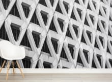 Tapeta inspirowana wzorami i strukturami architektury brutalizmu. Tapeta inspirowana wzorami i strukturami architektury brutalizmu. Brutalizm