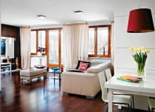 W dużym salonie najlepiej zamontować kilka sufitowych źródeł światła, rozjaśniających poszczególne strefy pomieszczenia. WNETRZA , POKOJ DZIENNY , MEBLE STYLIZACJA EVA MILCZAREK FOT. RADOSLAW WOJNAR PUBLIKACJA CZTERY KATY NR 5 (235) - 5 2011 SLOWA KLUCZOWE: ARCHITEKTURA WNETRZE POKOJ MEBEL ZDJĘCIE DO WKŁADKI: PUBLIKACJA CZTERY KATY NR 5 (235) - CZASOPISMA