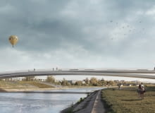 Wizualizacja Kładki Berdychowskiej w Poznaniu