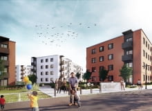 Mieszkanie Plus Toruń - ul. Okólna. Projekt: S.A.M.I Architekci Mieszkanie Plus Toruń - ul. Okólna. Projekt: S.A.M.I Architekci