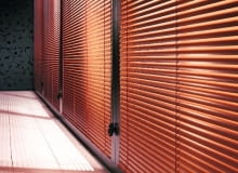 Żaluzja wykonana z drewna