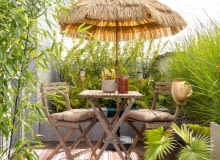 Balkon jak w tajskim kurorcie