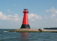 Latarnia morska była wiele razy modernizowana, ale jej żeliwna konstrukcja pochodziła z XIX wieku