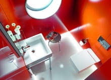 Wielkość umywalki należy dopasować do funkcji i wielkości pomieszczenia - w niewielkiej toalecie wystarczy mała (około 40 cm), w rodzinnej łazience powinna mieć szerokość co najmniej 60 cm. Wielkość umywalki należy dopasować do funkcji i wielkości pomieszczenia - w niewielkiej toalecie wystarczy mała (około 40 cm), w rodzinnej łazience powinna mieć szerokość co najmniej 60 cm.