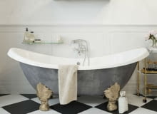 łazienka, dodatki, trendy, wanna, oświetlenie led