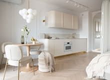 Elegancka kawalerka na Mokotowie projektu Sobkowiak Architektura