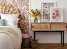 Sypialnia w stylu boho Sypialnia w stylu boho