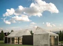 Dom z widokiem na Beskidy - wizualizacja Dom z widokiem na Beskidy - wizualizacja