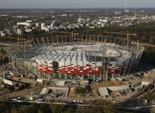 Stadion Narodowy z lotu ptaka