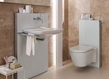 Stelaż łazienkowy do umywalki