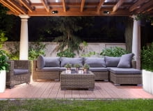 Jeśli dobrze wyposażymy swój taras, możemy spędzać na nim czas także jesienią Oświetlenie tarasu