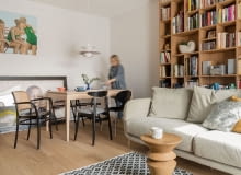 Nowoczesne mieszkanie pełne sztuki i polskiego wzornictwa