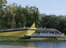 Kawiarnia nad jeziorem Maltańskim w Poznaniu