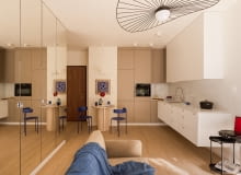 Nowoczesna aranżacja 38-metrowego mieszkania w Warszawie