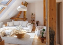 Mieszkanie na poddaszu w Browarach Wrocławskich Mieszkanie na poddaszu w Browarach Wrocławskich