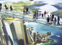 Mural 3D wykonany przez francuskiego artystę Francois Abelanet w Lyonie. Mural 3D wykonany przez francuskiego artystę Francois Abelanet w Lyonie.