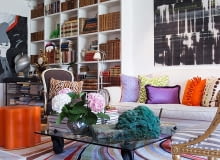 Mieszkanie w eklektycznym stylu - 121 m2 styl eklektyczny, oryginalnie urządzone mieszkanie, oryginalne mieszkanie, nowoczesne wnętrze, nowoczesne mieszkanie